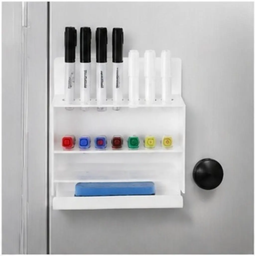 acrylic-whiteboard-marker-holder-pen-storage-box-for-office-classroom-desk-refrigerator-space-saving-stable-transparent