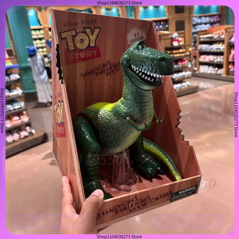 Disney Toy Story Rex Роскошная фигурка Рекса Vocalize, игрушка Шериф Вуди Гордость, модель баса, кукла 34 см, детская игрушка, подарки