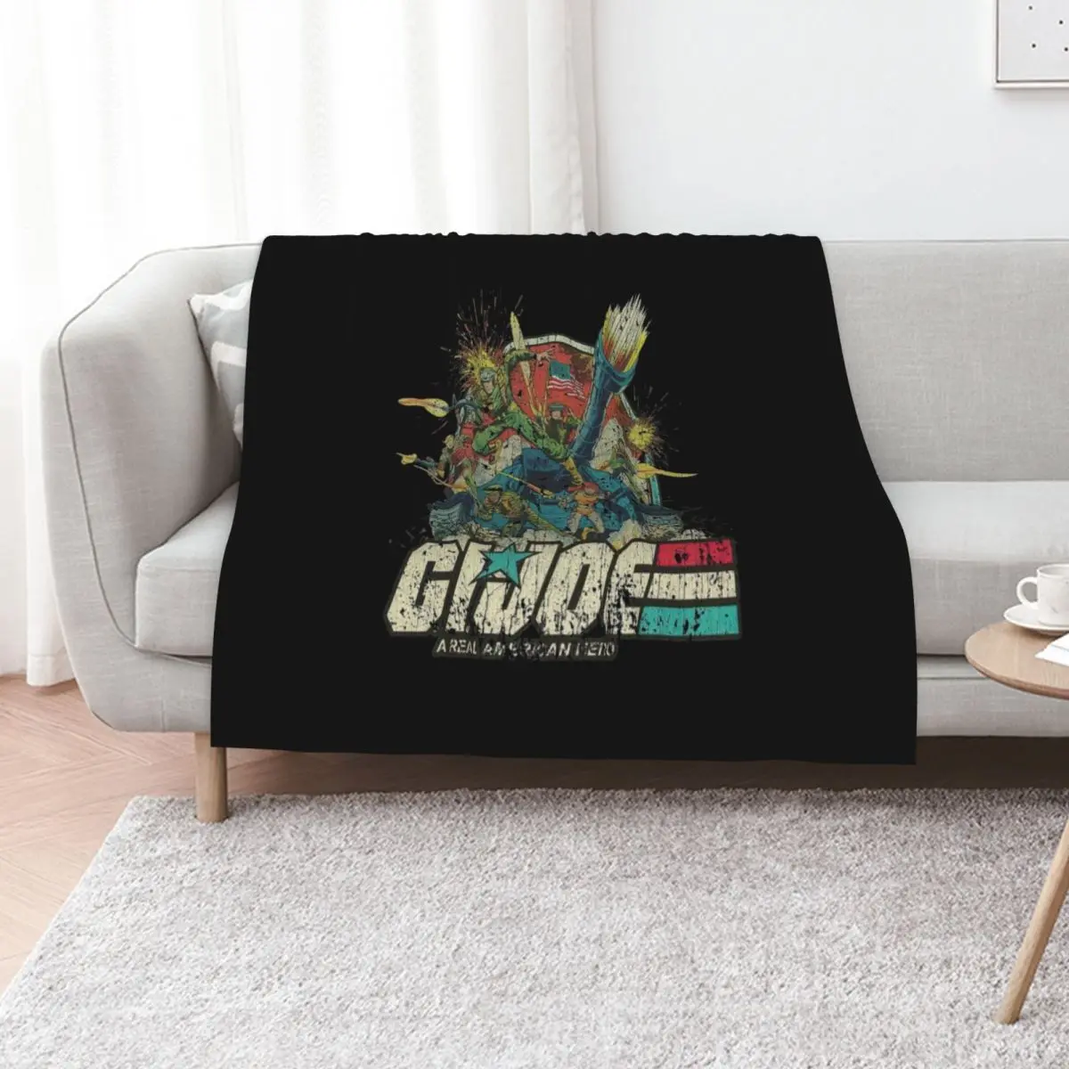 

Gi Joe Real American Heroes Throw Blanket Cute Furry Bed Summer Beddings Blankets