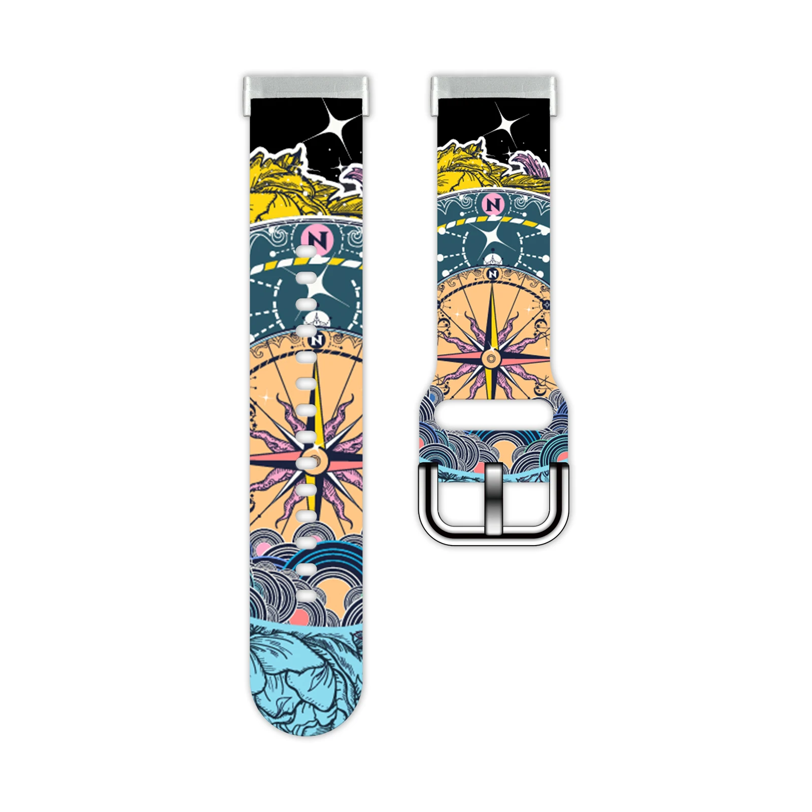 

Dolphin Series 1 printed strap for Fitbit Versa 4/3 Watchband Replaceable Bracelet for Sens 2 1 Watch Band for Women as a Gift