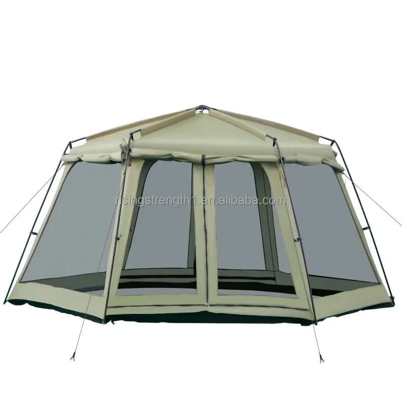 1-2 Person Camping Tent with Steel Frame Portable Carry Bag Weatherproof for outdoor vacations