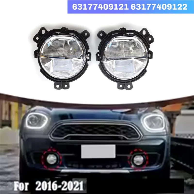 

Автомобильный светодиодный передний бампер, противотуманная фара для BMW Mini Countryman F60 2016-2021-A28K