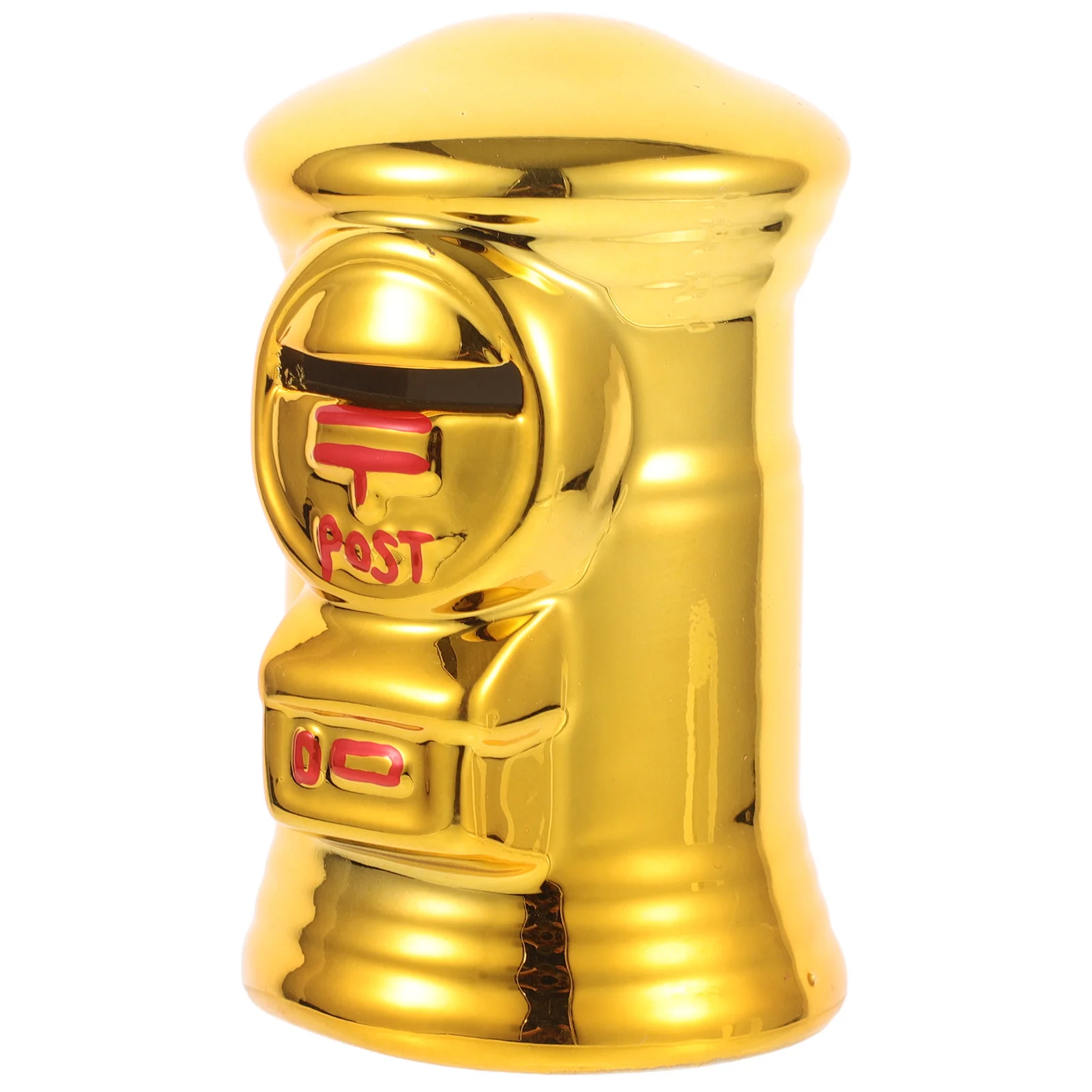 Home Decor New Year Mailbox Organisation Deposit Bottles Container Golden Desktop