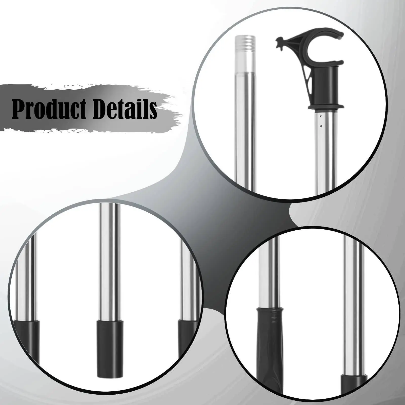 Skylight Pole with Hook Window Pole Opener Skylight Opener Pole for Blinds Shade