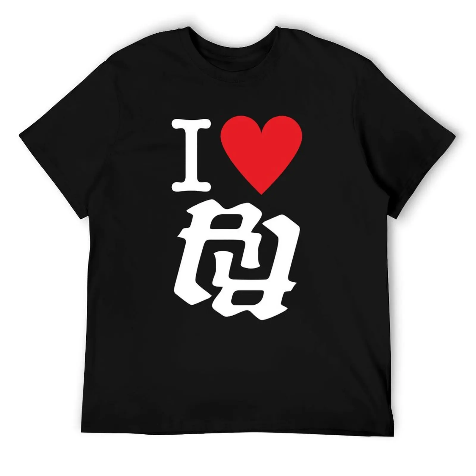 

Kankan I Love RR T-Shirt man t shirt cotton black cotton t-shirt plain for man package T-Shirt