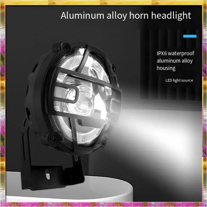 

Budget-Friendly 1 PCS Electric Snowmobile Off-Road Vehicle Horn Headlight X5 Aluminum Alloy 36V 48V
