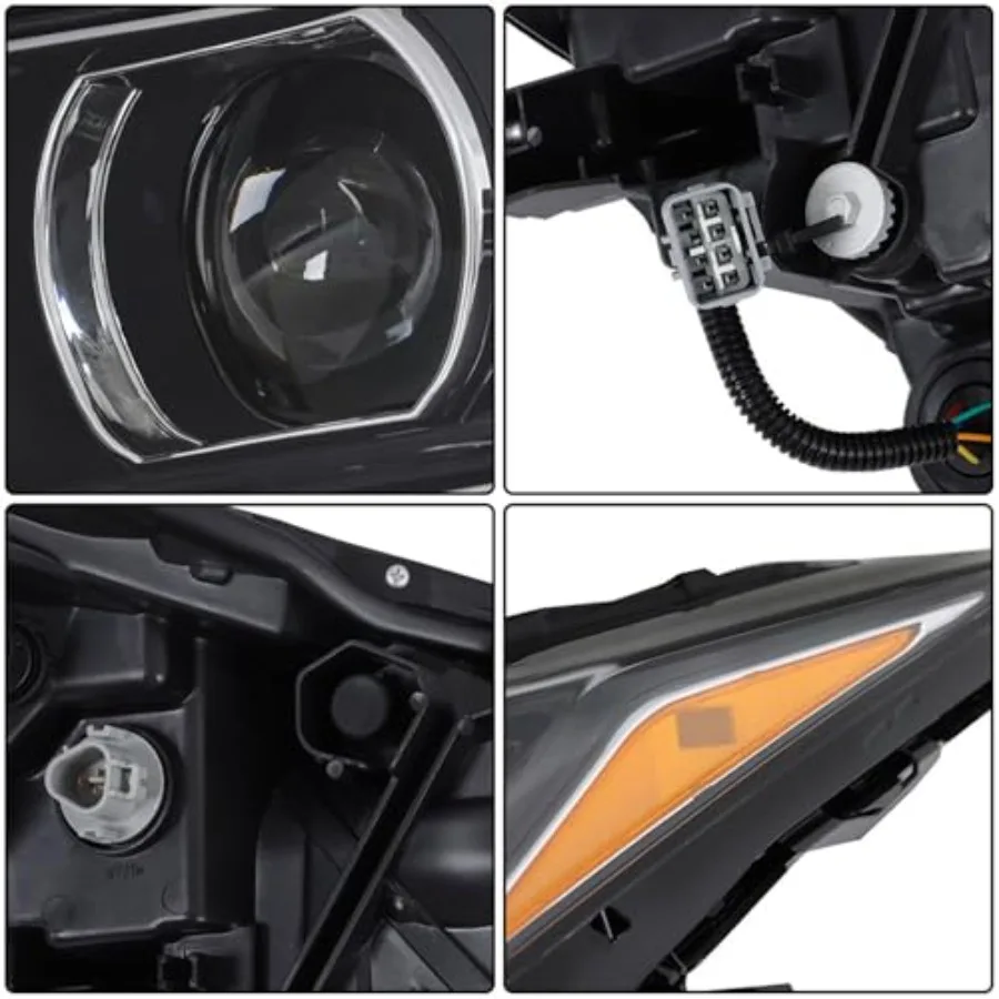 1 قطعة مجموعة مصابيح أمامية لاستبدال لكزس RX350 RX450h 20162019 المصابيح الأمامية ث o AFS مجموعة جانب السائق LH 811500E260 عالية السطوع #6