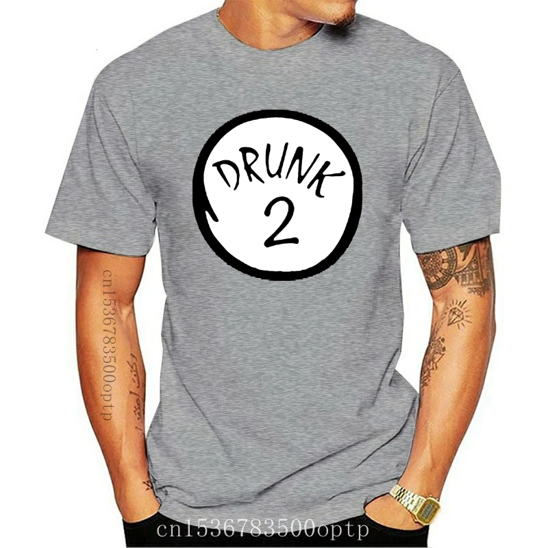 Mens Clothes Drunk 2 DRINKING FUNNY COLLEGE 1 2 3 4 FUNNY THING T Shirt  Cool Casual Pride T Shirt Men Unisex New Fashion Tshirt