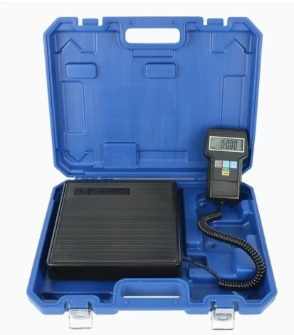 

Refrigerant Weighing Scale RF-100 Portable High Precision Refrigerant Fluorination Electronic Scale Filling Tool