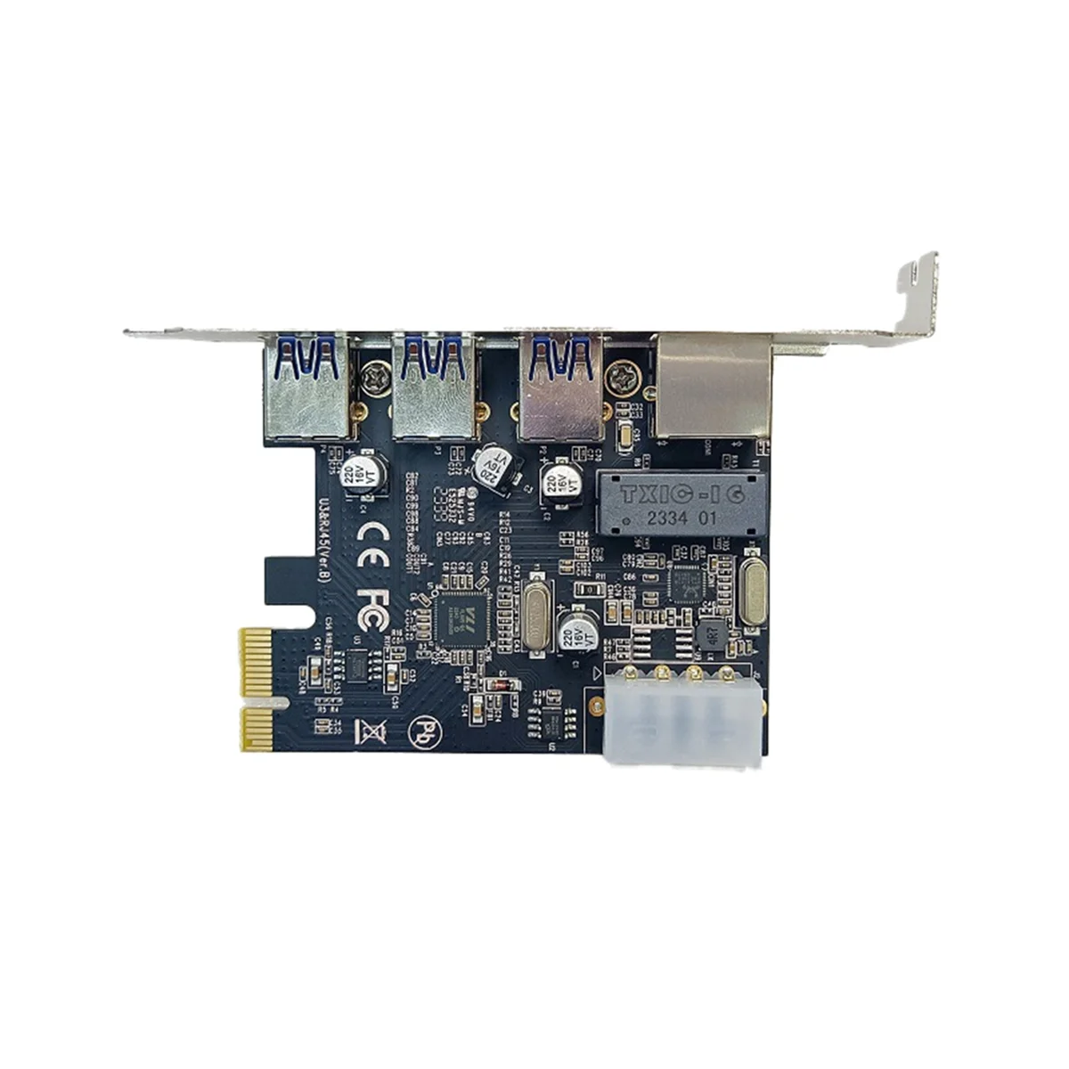 Cartão de Expansão Mainboard do Desktop, PCI-EUSB3.0, Gigabit, LAN, RTL8153B, VLI805, Módulo Mainboard