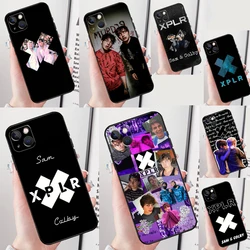 Sam and Colby XPLR Case For iPhone 16 15 Pro Max Plus 12 13 Mini 11 14 Pro Max XS X XR SE 2020 2022 Cover