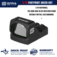 SPINA OPTICS Fire-24G Shake Awake Green Dot Sight S-FR Footprint Pistol HS 407C/507C/507T Glock17 Picatinny Rail Rifle 223