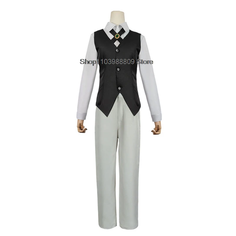 Anime Bungo Stray Dogs Dazai Osamu Costume Cosplay Adulto Giacca Lunga Cappotto Vestito da Uomo Giacca a Vento Abbigliamento di Halloween