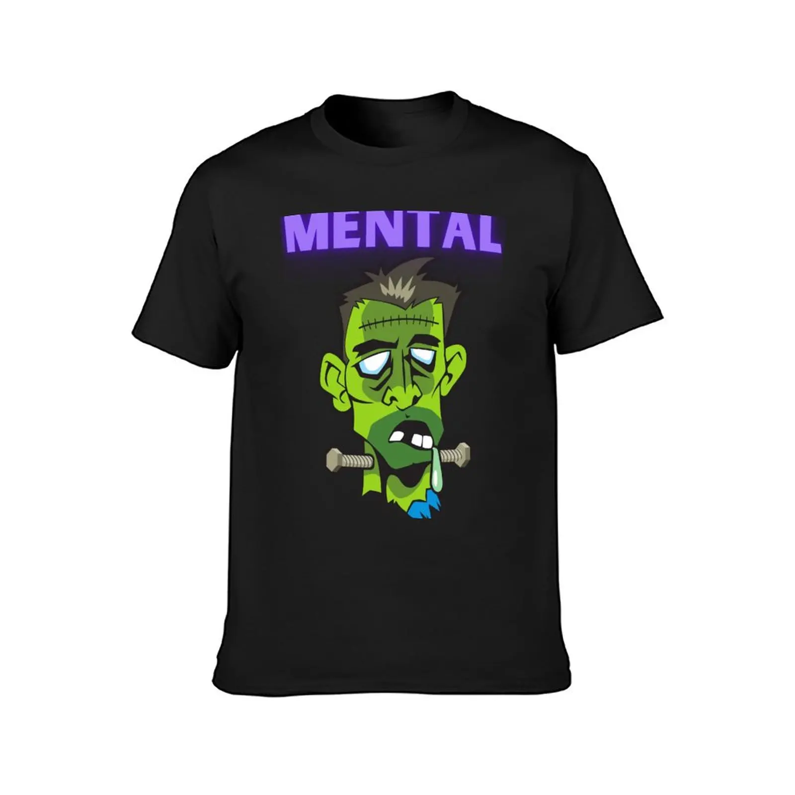 mental T-Shirt customs design your own oversizeds Men's cotton t-shirt