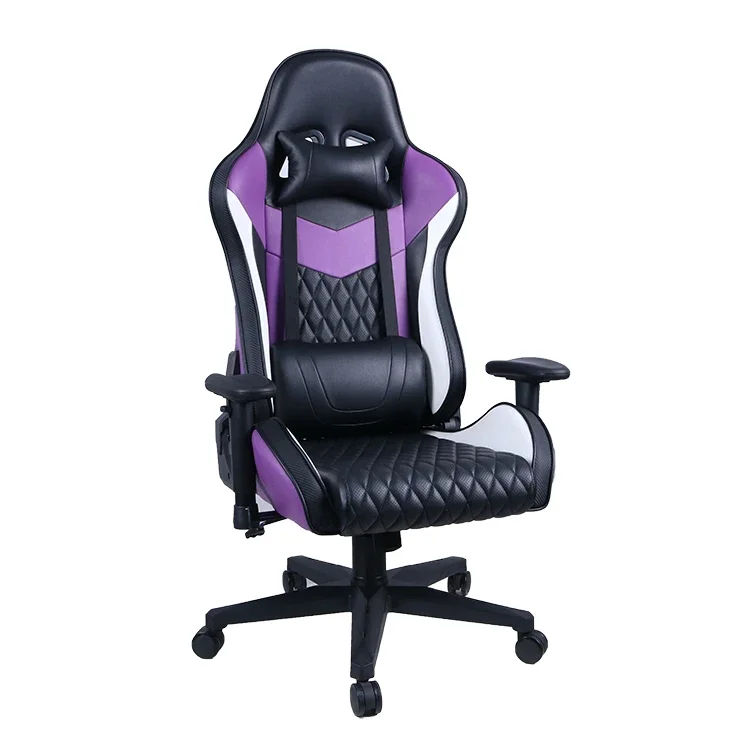 YYHCFoshan Factory Direct Price Custom Reclining Office PC Gamer Chair Purple Gaming Chairs