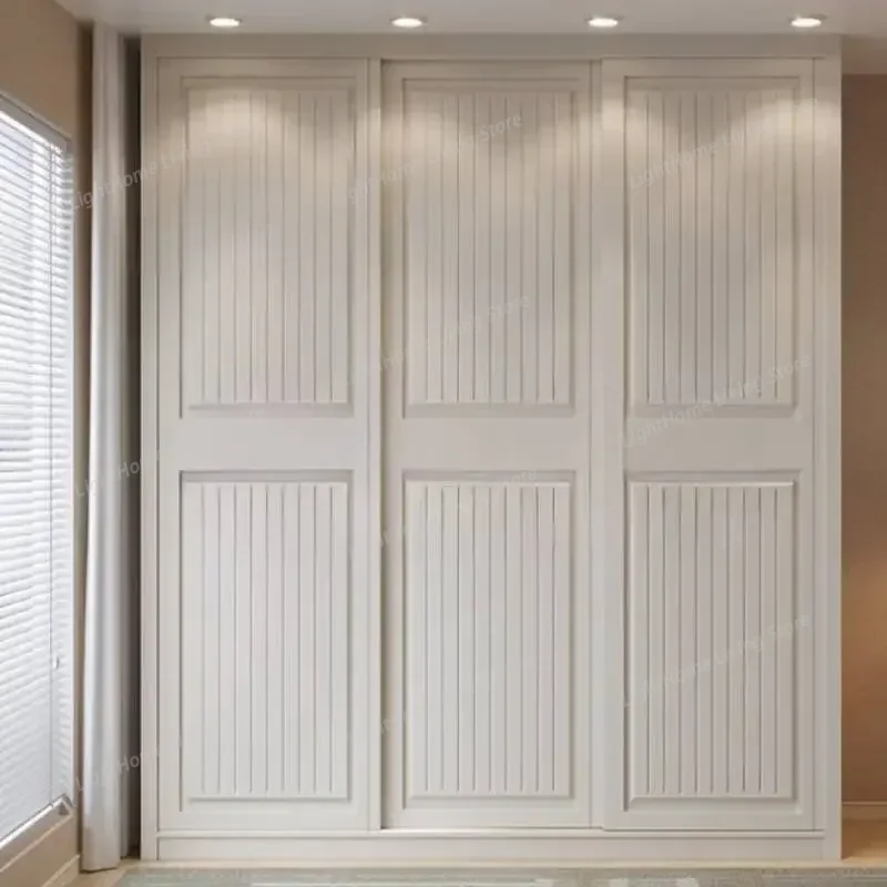 

Wood Wardrobes Sliding Aesthetic Living Room Wardrobe Bedroom Organizer Stylish Salon Vestidores Postmodern Furniture