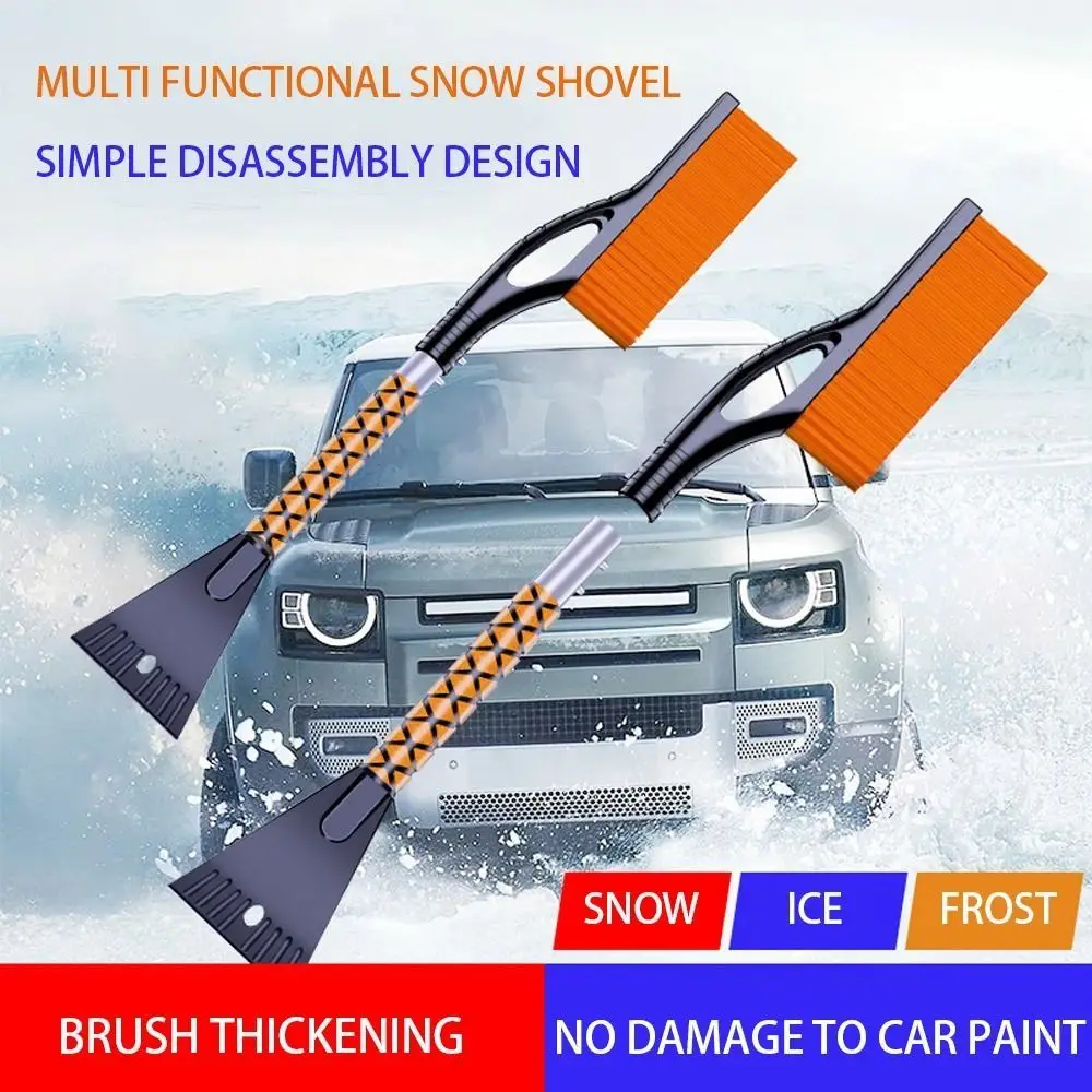 

Durable Detachable Snow Brush with Ergonomic Foam Grip Multifunctional Ice Scraper Windshield Snow Shovel