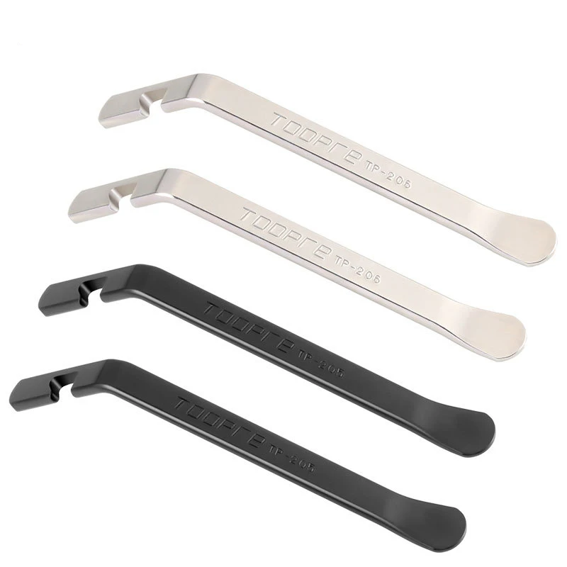Espátula de Metal para Pneu de Bicicleta MTB e de Estrada, Ferramenta Portátil de Remoção de Pneu em Aço Inoxidável, Acessórios para Bicicleta