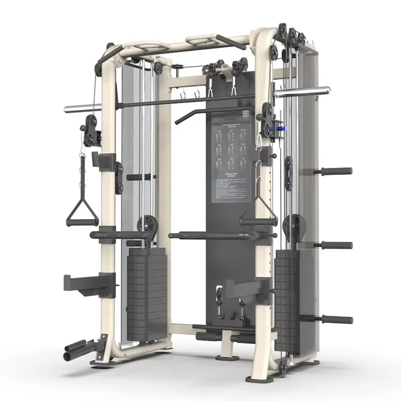 

YTYINSquat Rack Smith Machine Home Gantry Multi-functional Squat Bench Integrated Training Equipment Fitness Equipment
