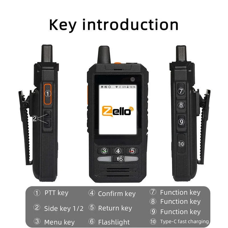 F3 4g Poc Lte Global Network Video Communication Call Interphone Camera WiFi Bluetooth Gps Ip68 Waterproof Radio Walkie Talkie