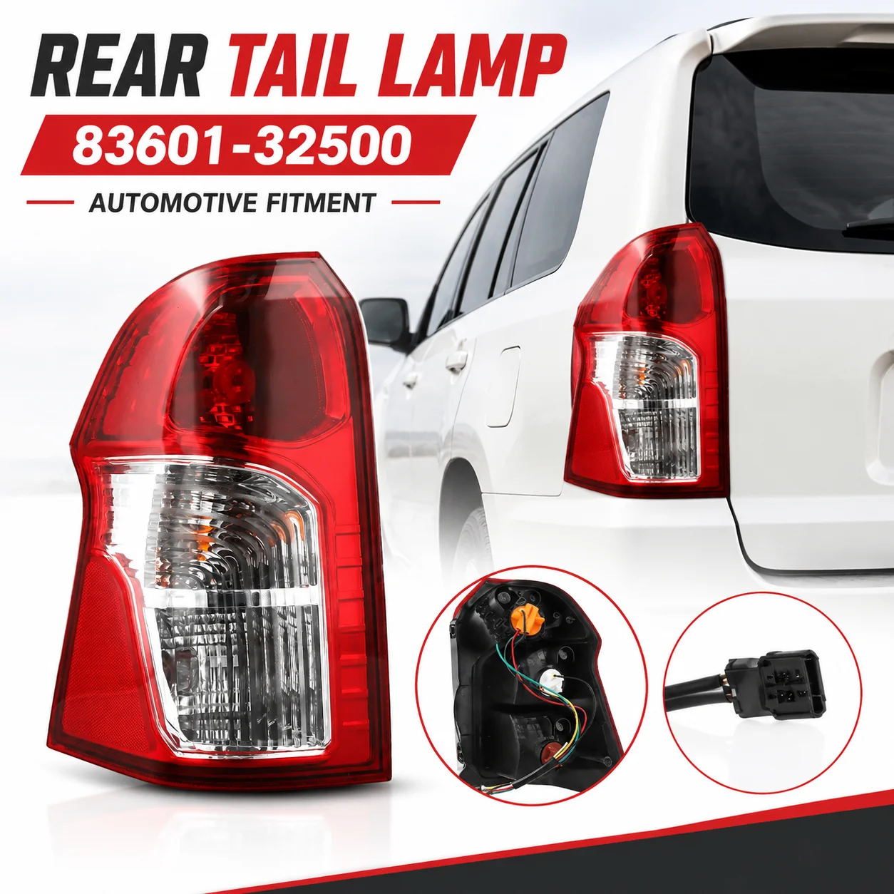 Rear Tail Light For Ssangyong Actyon Sports Pickup Assembly Rear Brake Turn Signal Lamp Auto Exterior Replacement Parts