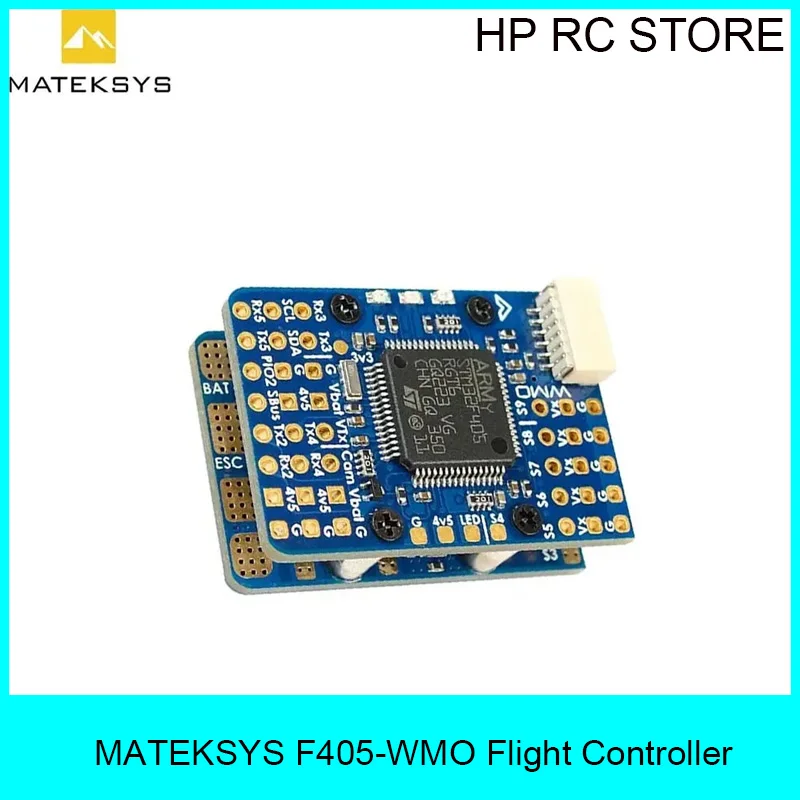 Contrôleur de vol MATEK MATEKSYS F405-WMO STM32F405RGT6 ICM42688P avec OSD et Blackbox intégrés pour drone FPV à aile fixe F405 WMN RC