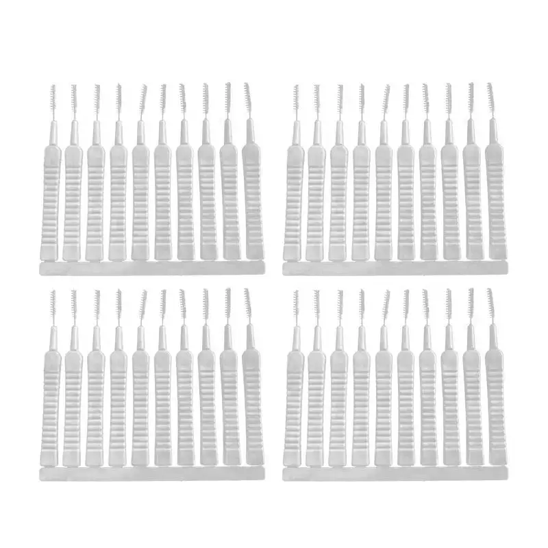 Shower Hole Cleaning Brush 40pcs Small Hole Brush Set For Cleaning Mini Design Household Cleaning Tool For Showerheads Faucets