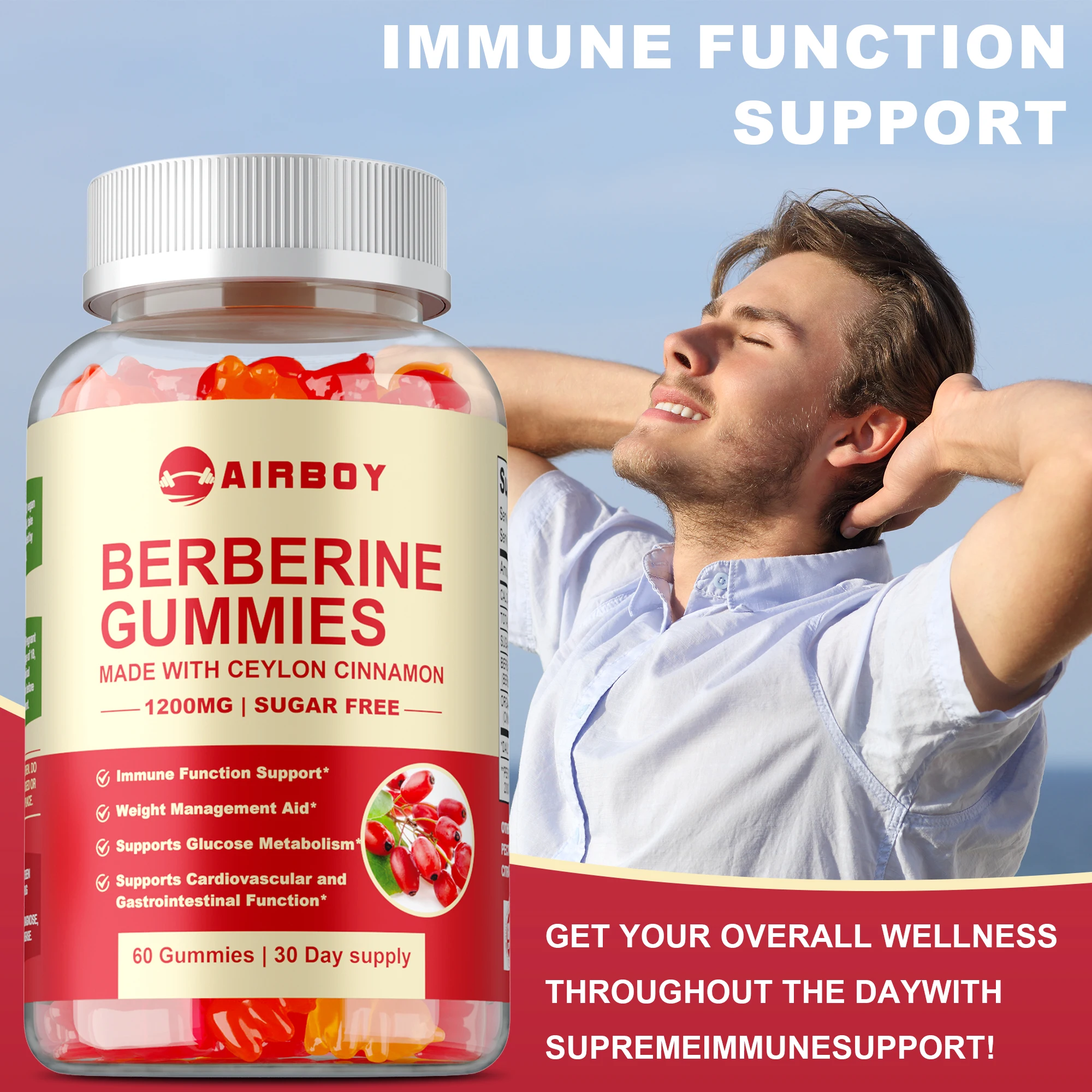 

Бербериновые жевательные конфеты — поддерживает здоровье мозга и сердца, улучшает пищеварение и впитывание, повышает иммунитет, повышает метаболизм