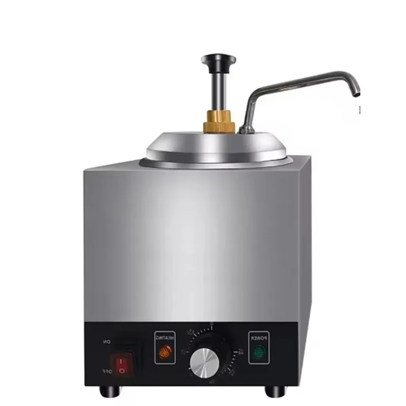 

Cheese Dispenser with Pump 2.3 Capacity Chocolate Dispenser Warmer Head Sauce Warmer