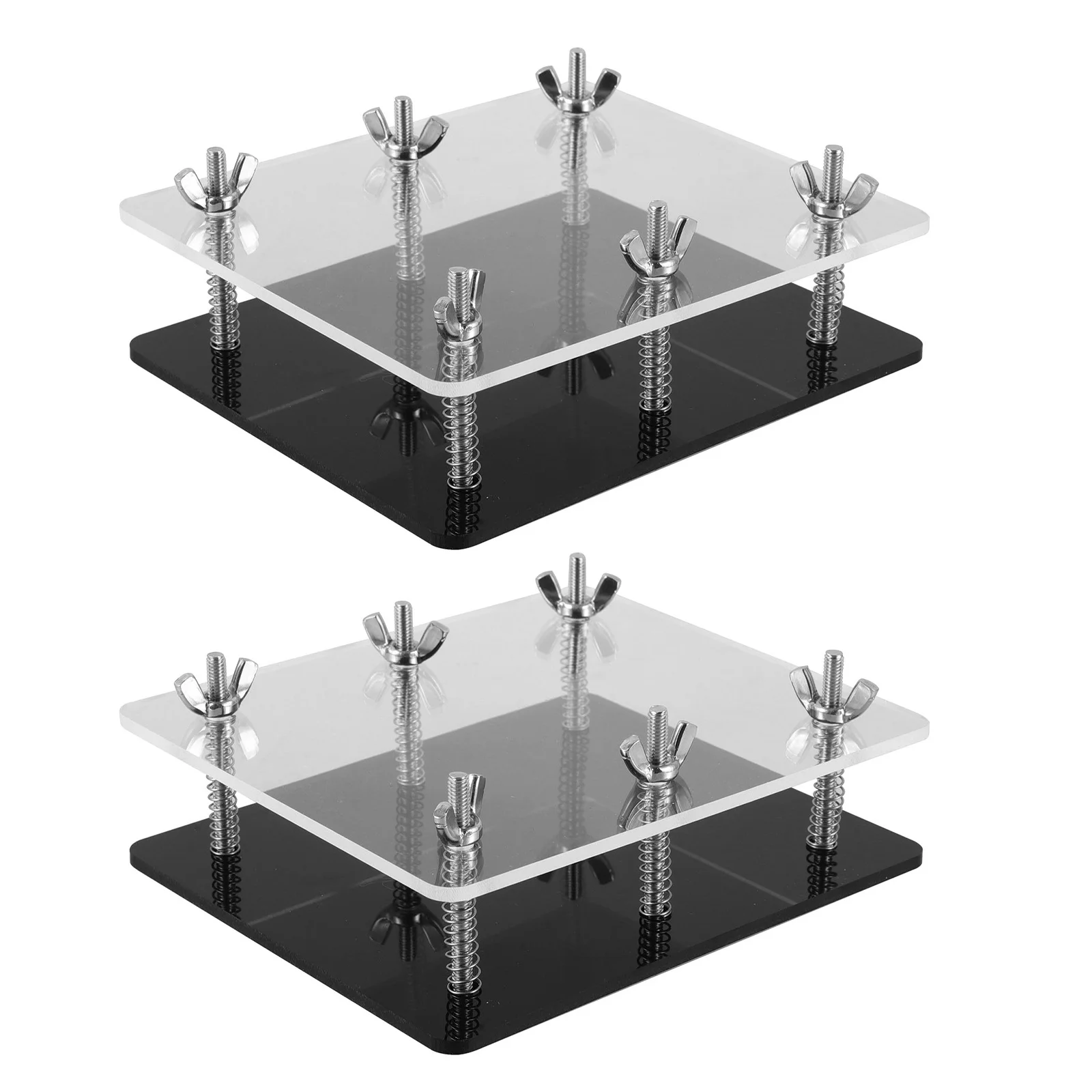 

2Pcs Card Repair Device for Bent Trading Cards Efficient Flattening Press Lightweight Card Protection Tool for Collectors Use