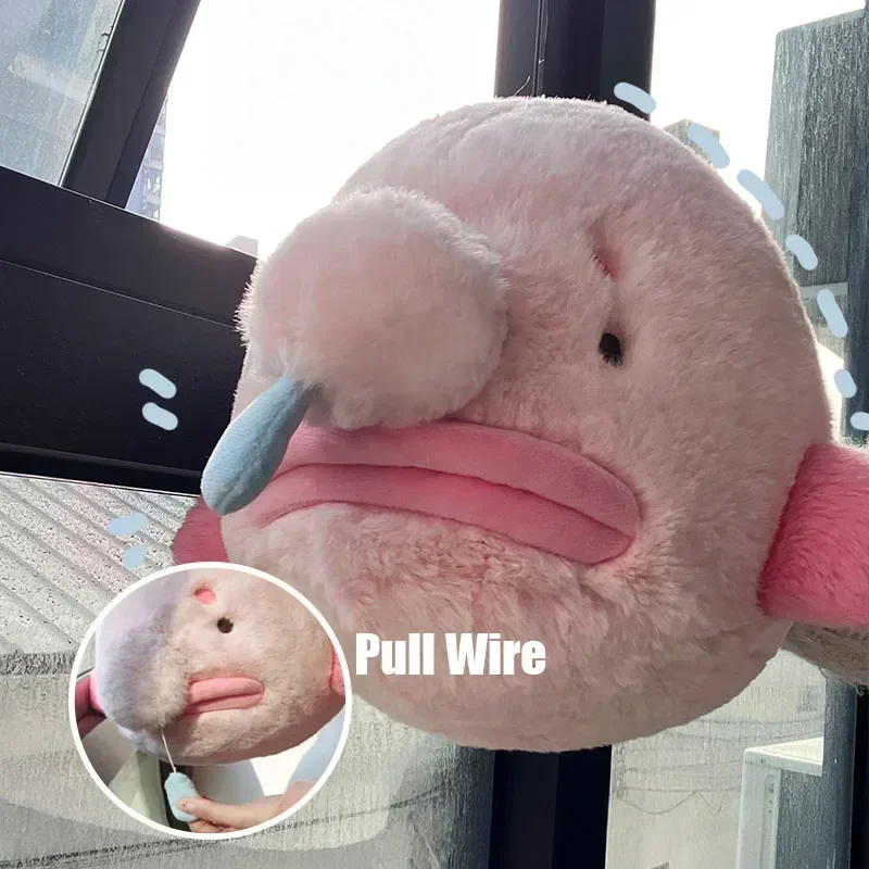 لعبة قطيفة للفتيان والفتيات ، سمكة أنف أحمر ، كرتون أسماك المهرج ، حيوان المحيط البحري ، سحب الأنف ، دمية محشوة ، هدية عيد ميلاد ، 30- #2