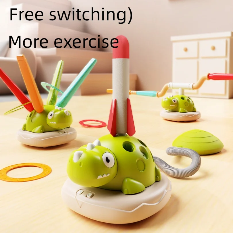 Nieuwe 3-in-1 dinosaurussportmachine Outdoor Multiplayer Interactief plezier Zintuiglijk fysiek fitnesstrainingspeelgoed