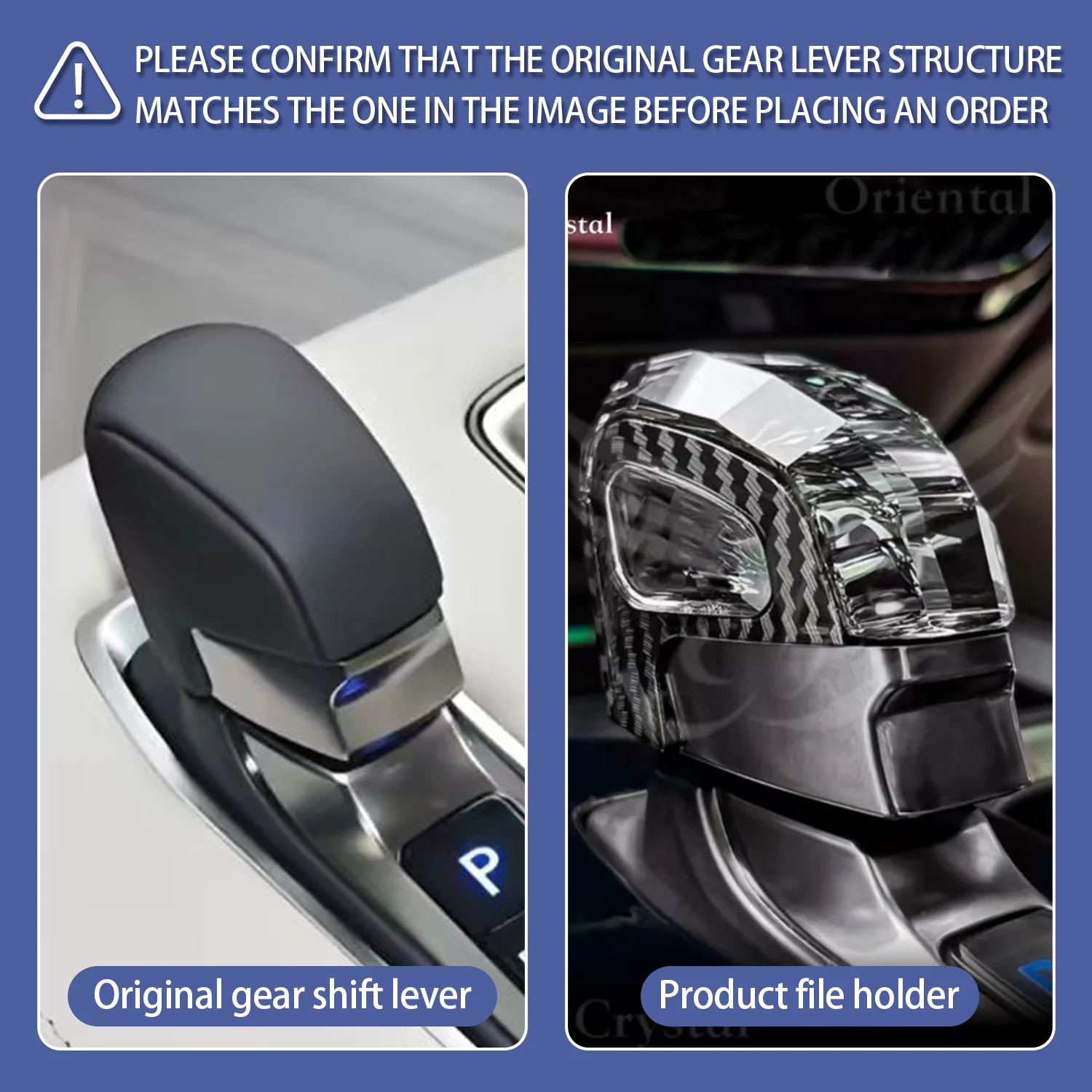 The crystal shift knob is suitable for connecting the Lexus NX/RX seven color LED to the original car power supply