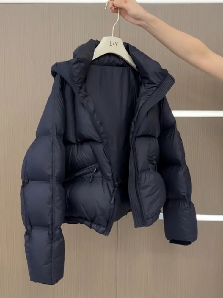 Einzigartiger ort Bla Damen Daunenjacke 2024, Winter, neue SLE-koreanische Version, gerader Schnitt, High-Fill-Power-Du-Daunenmantel