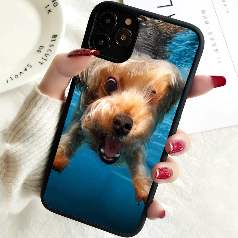 SE 2020 Phone Cover Case for iPhone 6 6S 7 8 PLUS X XS XR 11 12 13 MINI 14 PRO MAX Rubber Silicone Yorkshire Terrier Yorkie Dog