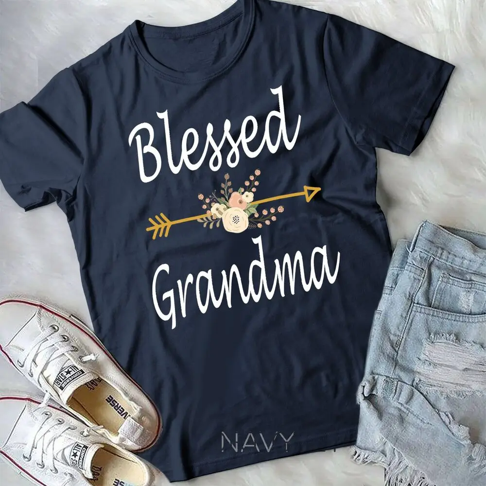 Blessed Grandma Shirt Thanksgiving Christmas Gifts Cute T-Shirt Unisex T-shirt
