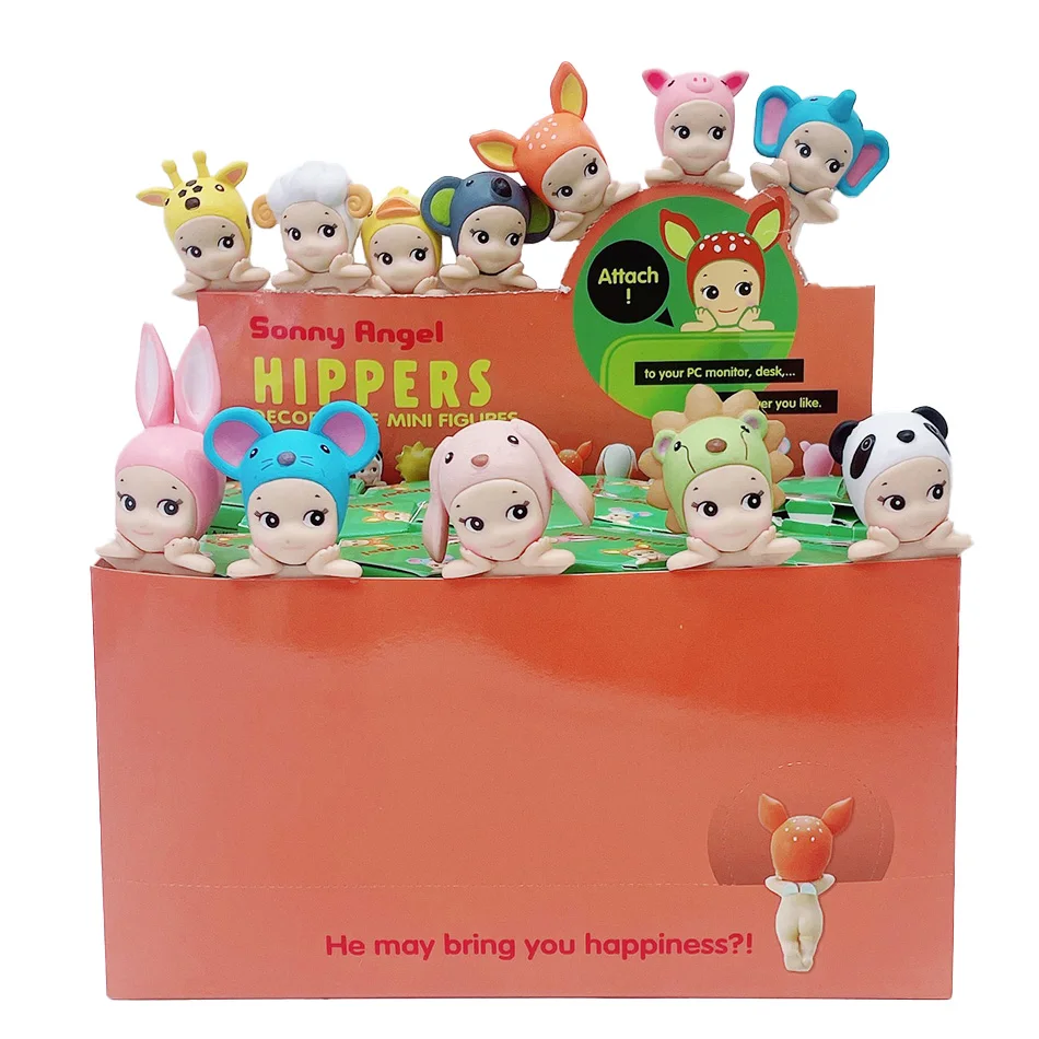 在庫ありソニーエンジェルブラインドボックス動物シリーズミニアニメフィギュア装飾品人形ファン子供クリスマス誕生日おもちゃギフト