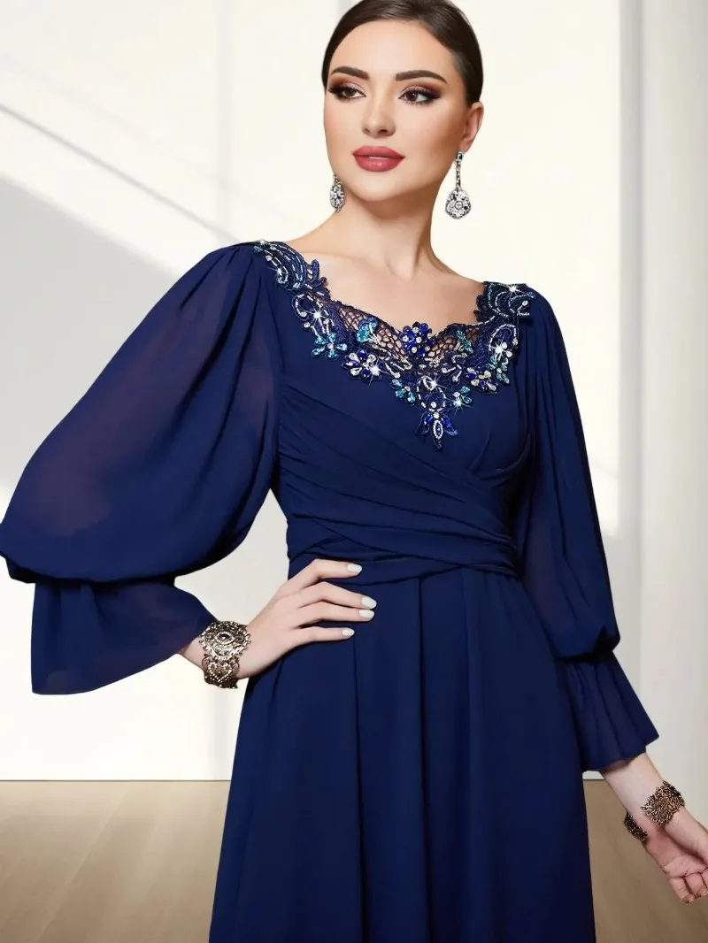 

Eid Muslim Maxi Dresses for Women Party Abaya Jalabiya Diamonds Lace Long Robe Ramadan Morocco Dubai 2026 Kaftan Islam Vestidos