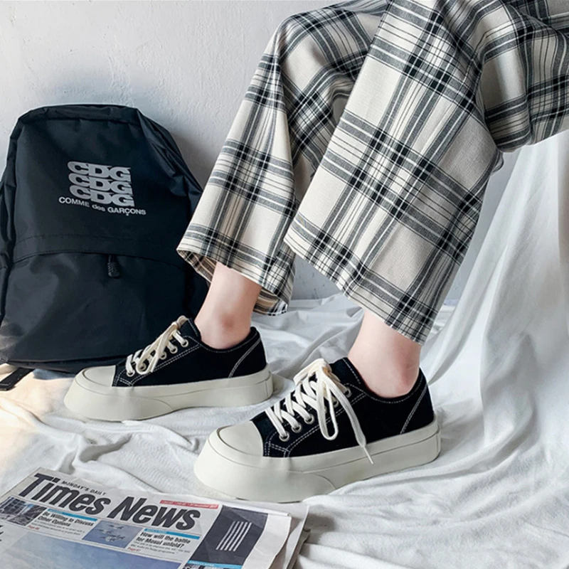 New Original Sports Shoes Women Sneakers Fashion Low Top Casual Flat Ladies Canvas Shoes Students Vulcanize Shoes Zapatos Mujer