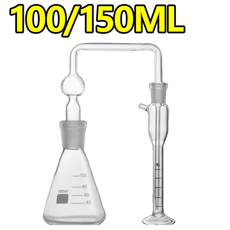 

1 штука: устройство для измерения арсина методом серебряной соли, 100 мл/150 мл, с бутылкой для генерации и поглощения арсина/водорода.
