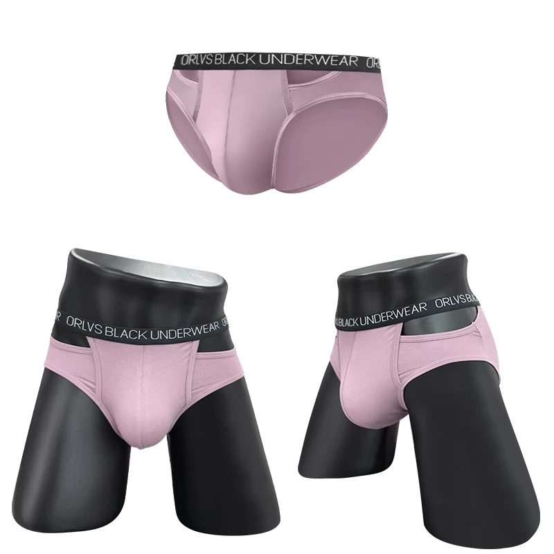 

﻿ 2PCS Modal Sexy Man's Underwear Briefs Underpants Low waist Men's Briefs Bikini Gay Underwear Male Underwear Cueca