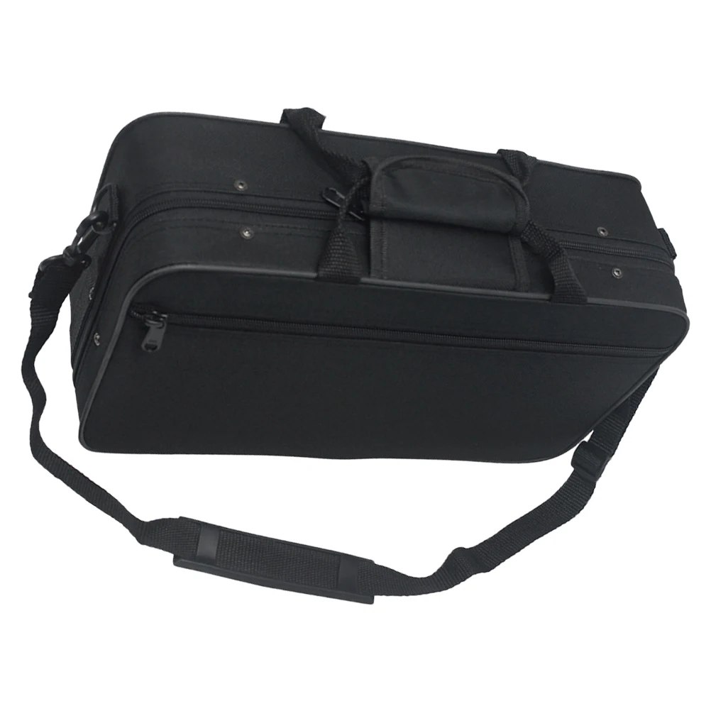 

Clarinet Carrying Case Portable Bag with Shoulder Strap Canvas Padded Instrument Shockproof Storage Holder Box