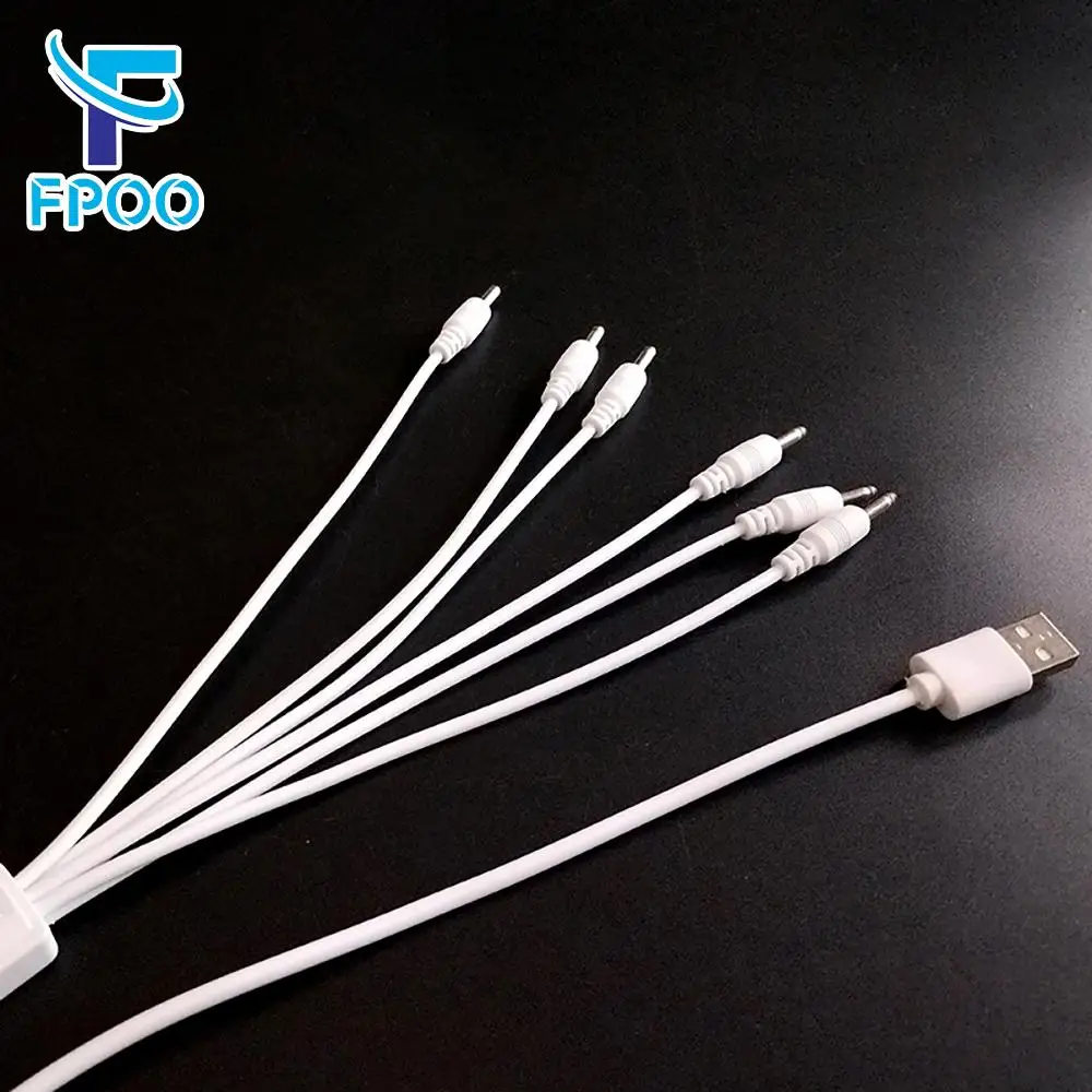 USB Charging Candle Accessories Charging Cable White Charging Cable USB To DC Interface Led Candle Light USB Charging Cable