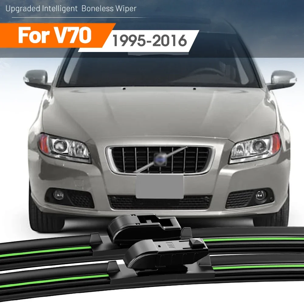 

2pcs For Volvo V70 MK1 MK2 MK3 1995-2016 Front Windshield Wiper Blades 2002 2003 2005 2008 2010 Windscreen Window Accessories