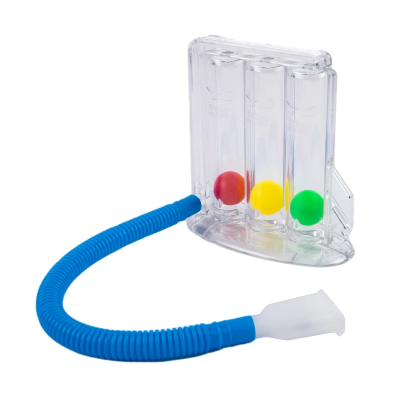 3 Balls Breathing Exerciser Lung Function Improve Trainer Respiratory Spirometry