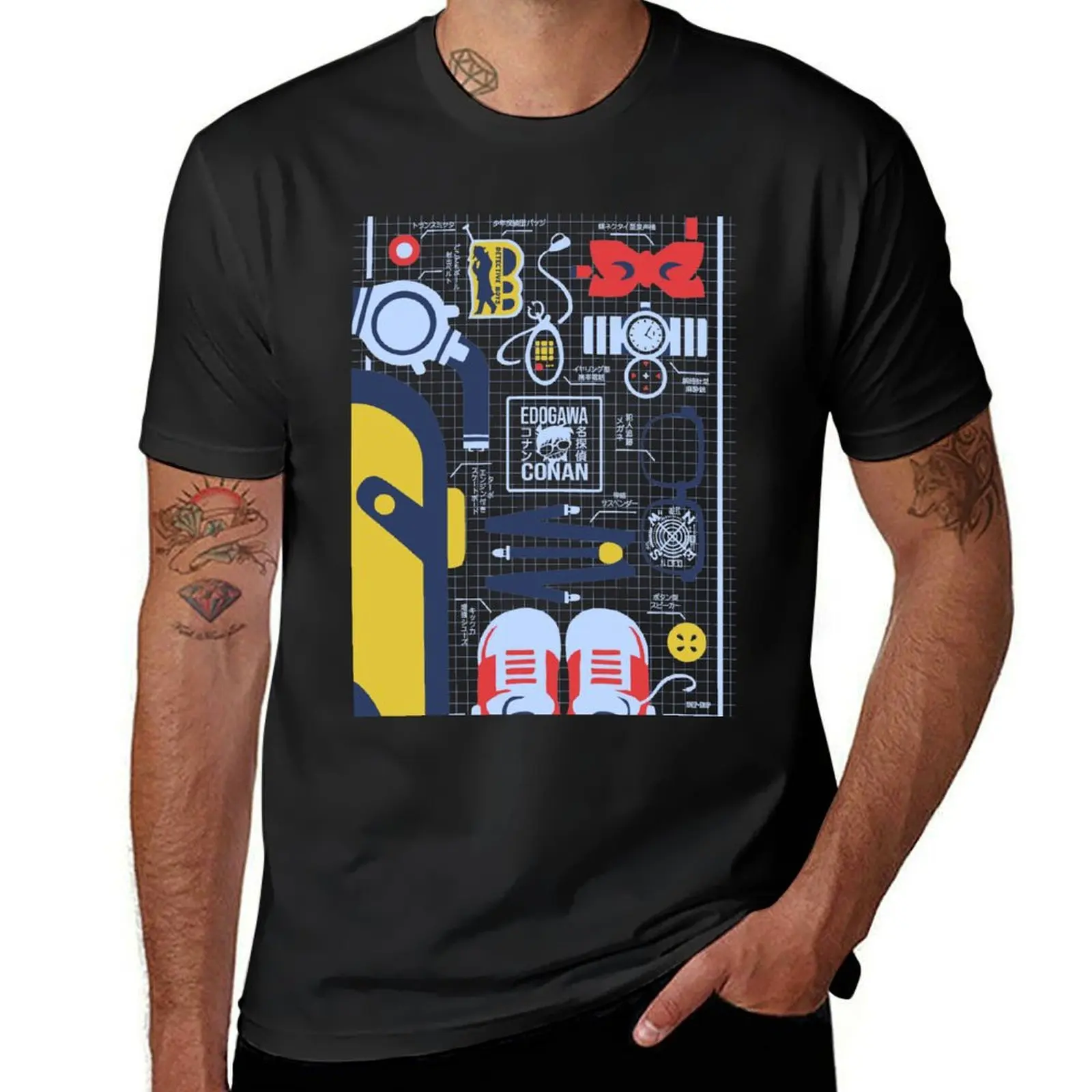 Detective Gadgets T-Shirt tees summer clothes fitted t shirts for men