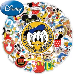 10/30/50pcs Disney Mickey Mouse Donald Duck Stickers Cute Cartoon Anime Decals Phone Skateboard Scrapbook Graffiti Sticker Decor