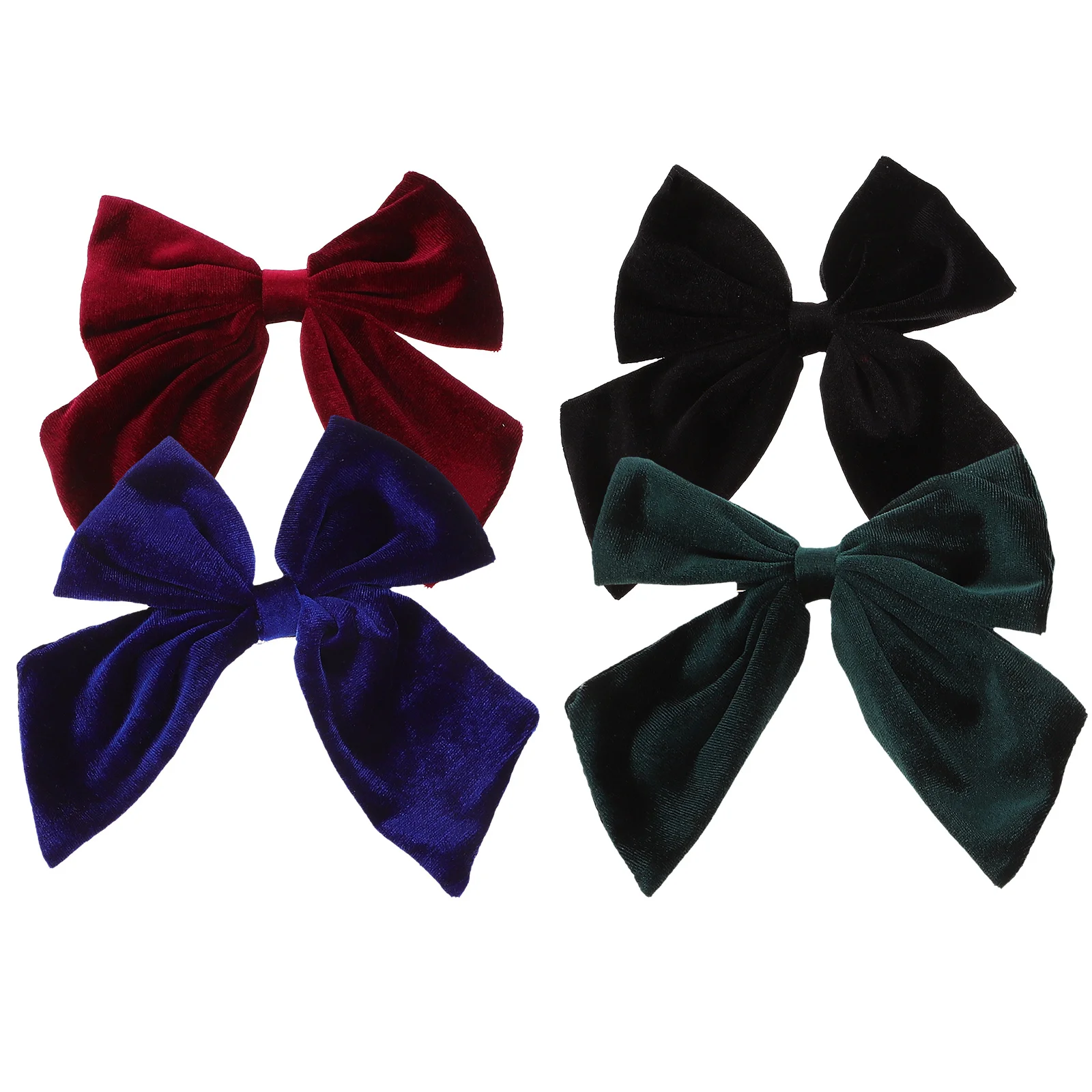 

4 шт., большие заколки с бантом, милые декоративные аксессуары для волос для маленькой девочки, легкая невыцветающая заколка для волос, вечерние, день рождения, использование