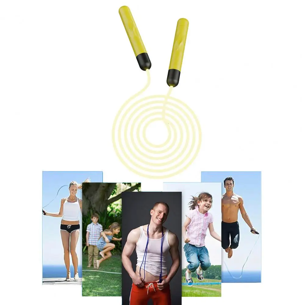 Skip Rope  Useful Adjustable Wide Application  Sports Fitness Light Up Jump Rope with LED Lamp for Kids