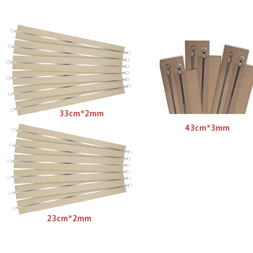 Piezas de Repuesto de sellador de impulso, tiras de sellado térmico de 12 pulgadas-2 Mm, cintas de PTFE, piezas de repuesto de sellador, elementos, paquete de 6